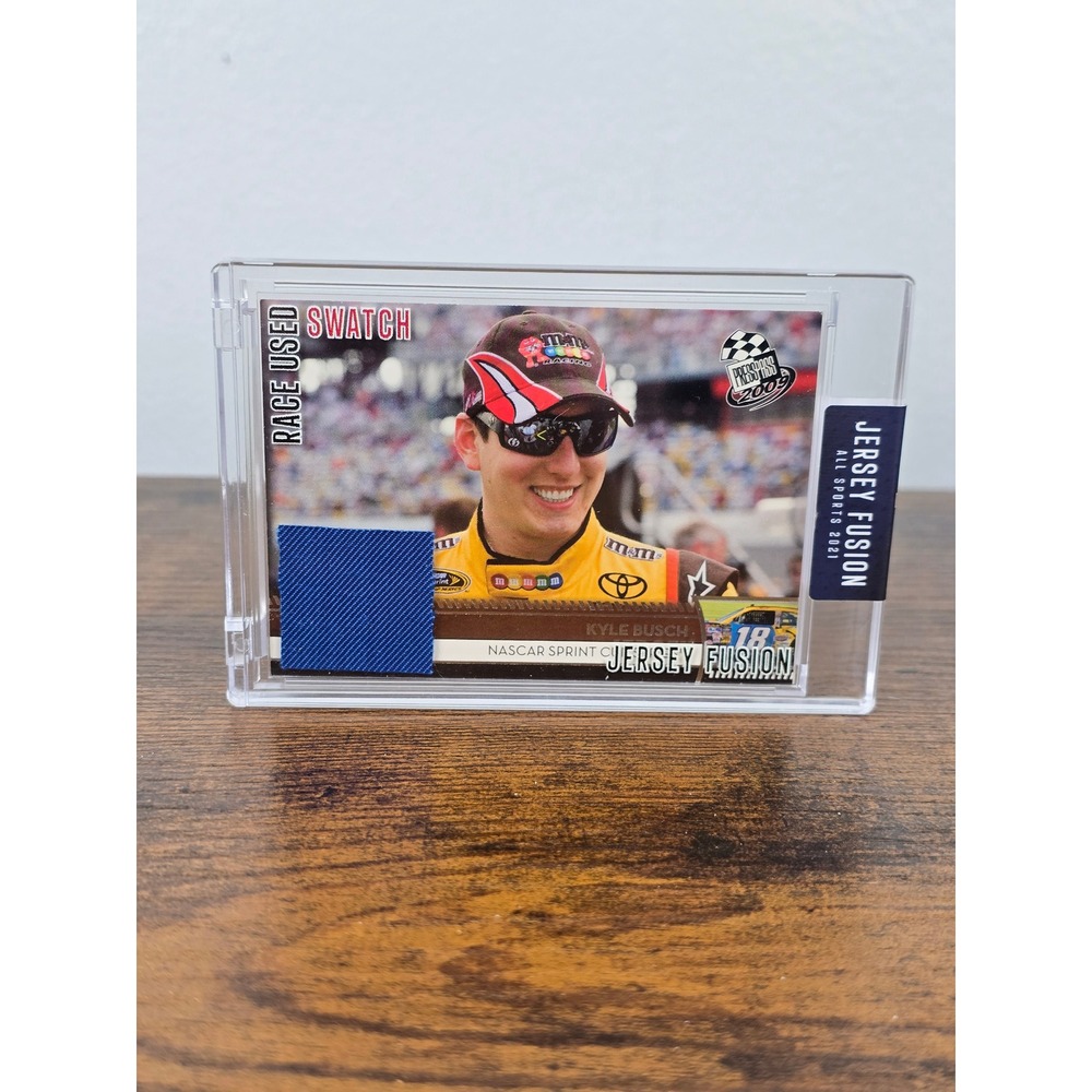 2021 Jersey Fusion Kyle Busch Swatch Card in Original Box